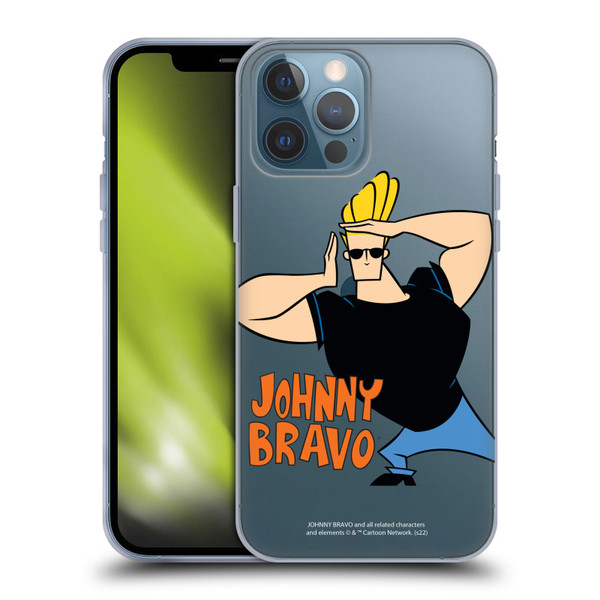 Johnny Bravo Graphics Character Soft Gel Case for Apple iPhone 13 Pro Max