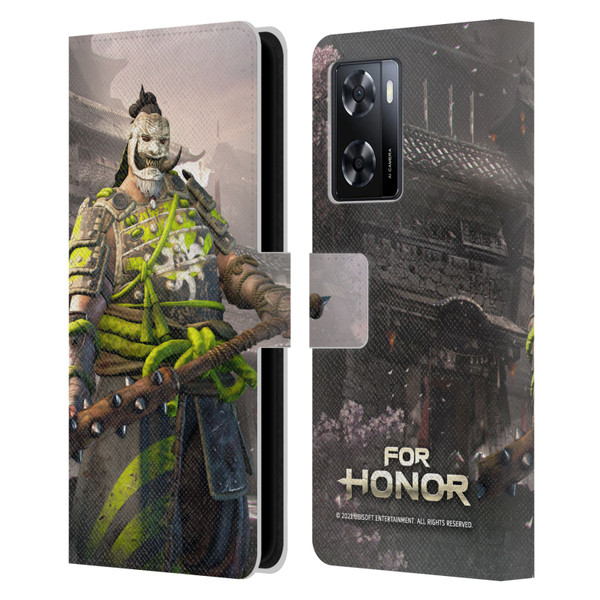 For Honor Characters Shugoki Leather Book Wallet Case Cover For OPPO A57s