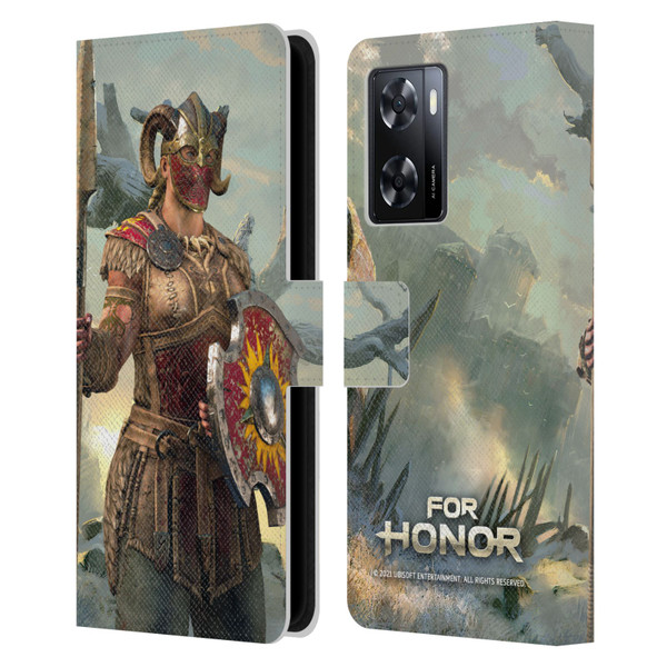 For Honor Characters Valkyrie Leather Book Wallet Case Cover For OPPO A57s
