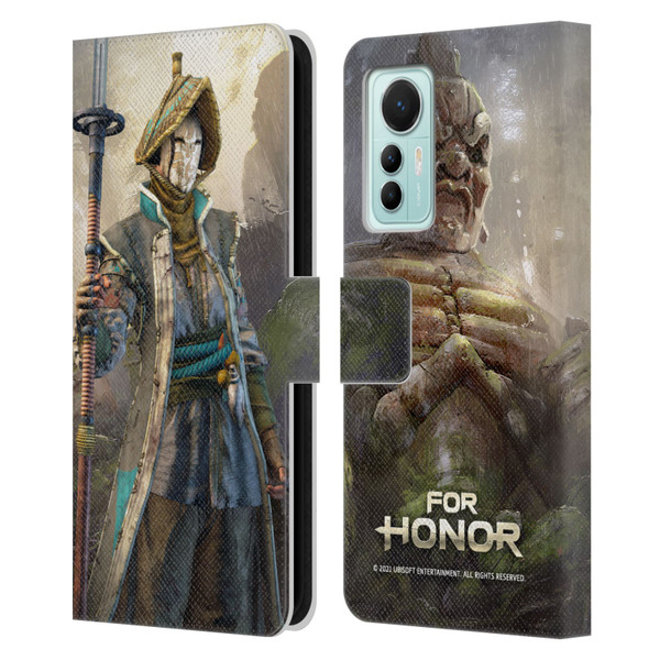 For Honor Characters Nobushi Leather Book Wallet Case Cover For Xiaomi 12 Lite