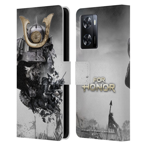 For Honor Key Art Samurai Leather Book Wallet Case Cover For OPPO A57s