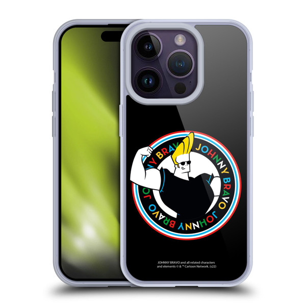Johnny Bravo Graphics Logo Soft Gel Case for Apple iPhone 14 Pro