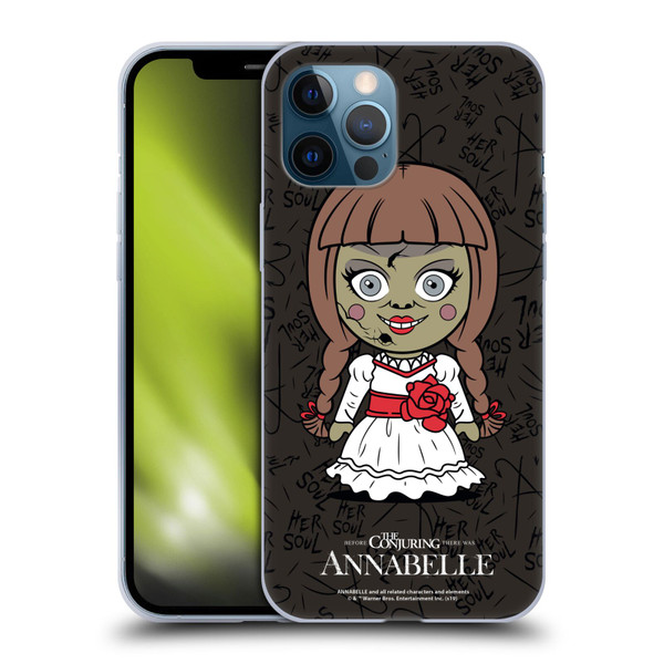 Annabelle Graphics Character Art Soft Gel Case for Apple iPhone 12 Pro Max