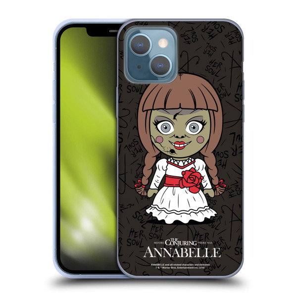 Annabelle Graphics Character Art Soft Gel Case for Apple iPhone 13