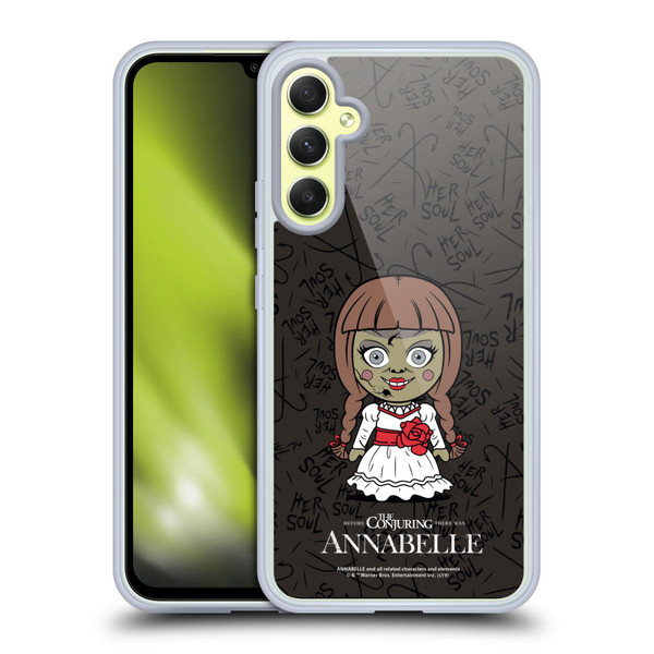 Annabelle Graphics Character Art Soft Gel Case for Samsung Galaxy A34 5G