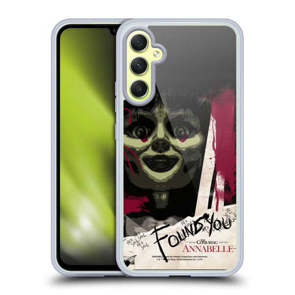 Annabelle Graphics Found You Soft Gel Case for Samsung Galaxy A34 5G