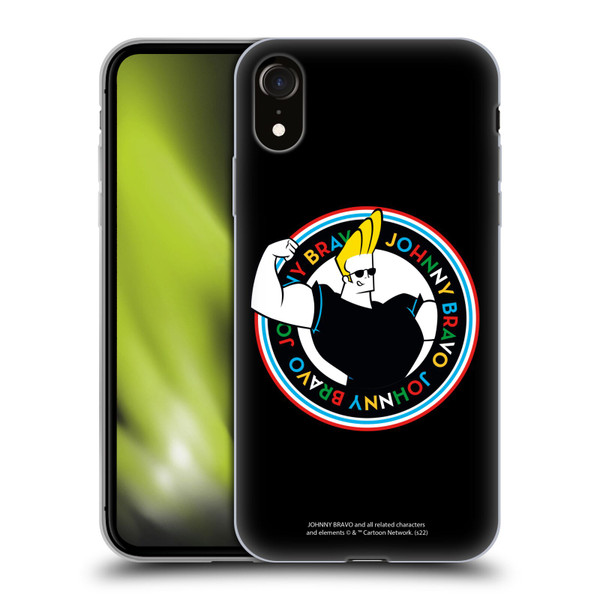Johnny Bravo Graphics Logo Soft Gel Case for Apple iPhone XR