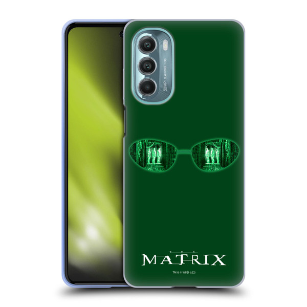 The Matrix Key Art Glass Soft Gel Case for Motorola Moto G Stylus 5G (2022)