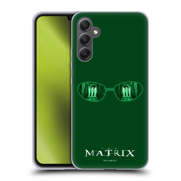 The Matrix Key Art Glass Soft Gel Case for Samsung Galaxy A34 5G