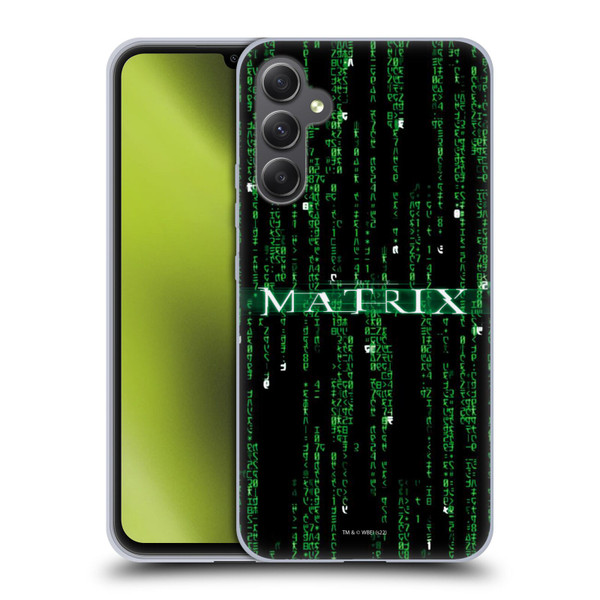 The Matrix Key Art Codes Soft Gel Case for Samsung Galaxy A34 5G
