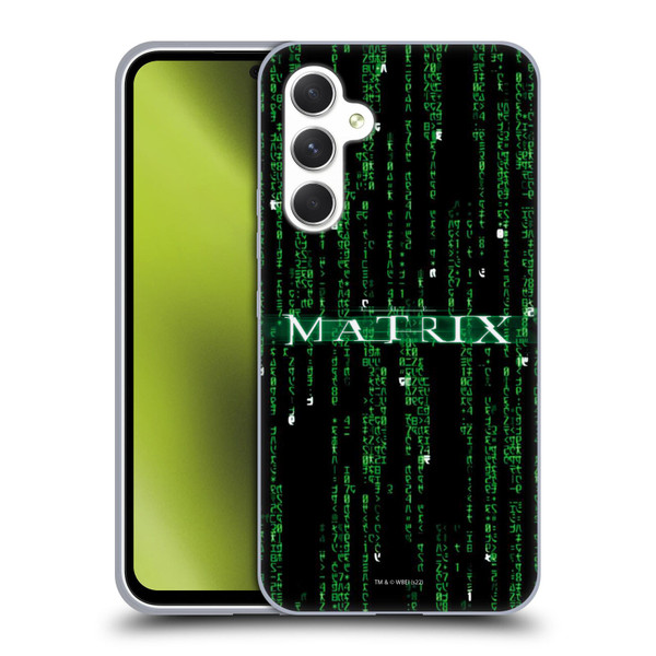 The Matrix Key Art Codes Soft Gel Case for Samsung Galaxy A54 5G