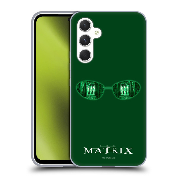 The Matrix Key Art Glass Soft Gel Case for Samsung Galaxy A54 5G