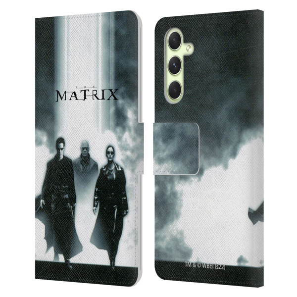 The Matrix Key Art Group 2 Leather Book Wallet Case Cover For Samsung Galaxy A54 5G