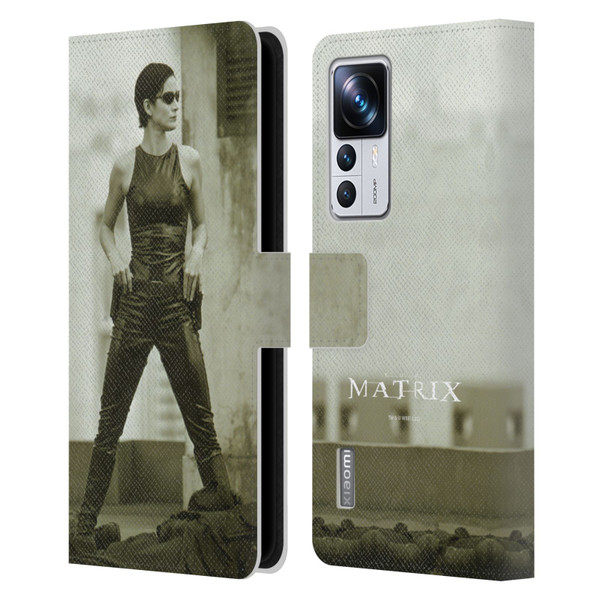 The Matrix Key Art Trinity Leather Book Wallet Case Cover For Xiaomi 12T Pro