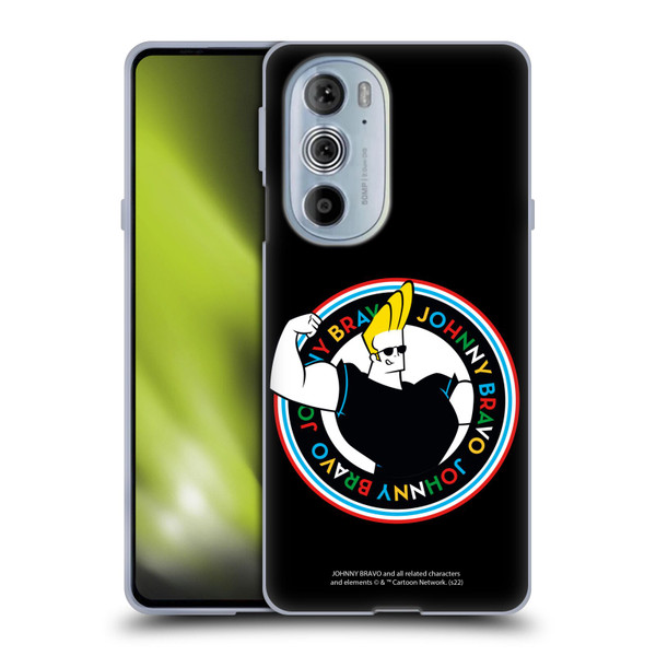 Johnny Bravo Graphics Logo Soft Gel Case for Motorola Edge X30