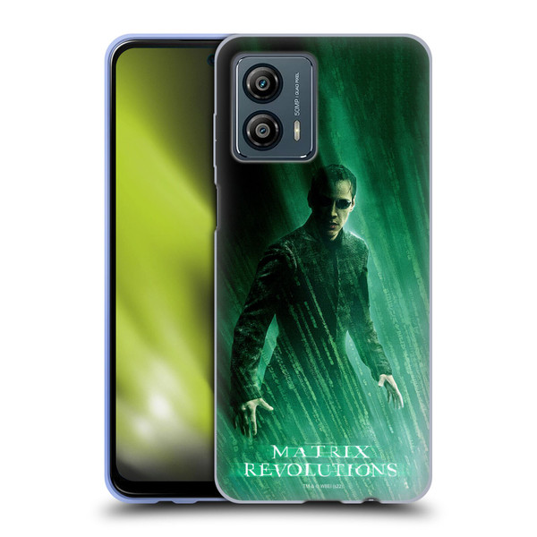 The Matrix Revolutions Key Art Neo 3 Soft Gel Case for Motorola Moto G53 5G