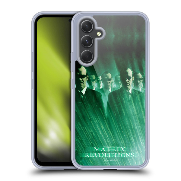 The Matrix Revolutions Key Art Smiths Soft Gel Case for Samsung Galaxy A54 5G