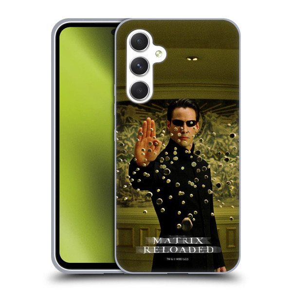 The Matrix Reloaded Key Art Neo 3 Soft Gel Case for Samsung Galaxy A54 5G