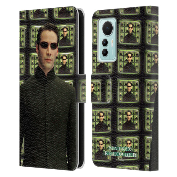 The Matrix Reloaded Key Art Neo 2 Leather Book Wallet Case Cover For Xiaomi 12 Lite