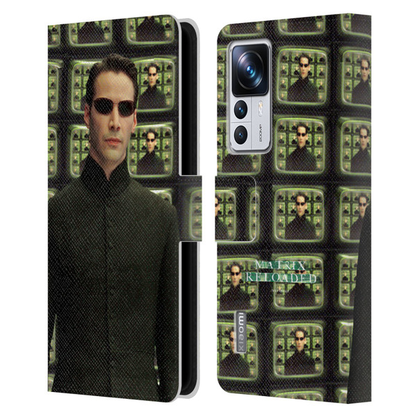 The Matrix Reloaded Key Art Neo 2 Leather Book Wallet Case Cover For Xiaomi 12T Pro