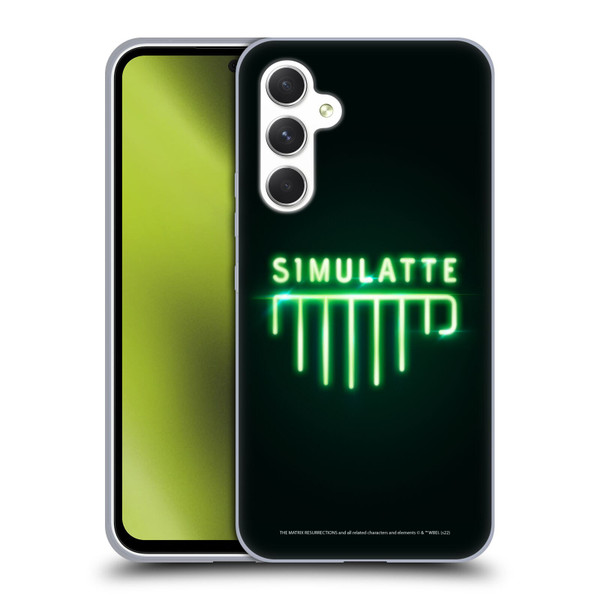 The Matrix Resurrections Key Art Simulatte Soft Gel Case for Samsung Galaxy A54 5G