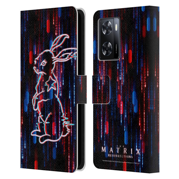 The Matrix Resurrections Key Art Choice Is An Illusion Leather Book Wallet Case Cover For OPPO A57s