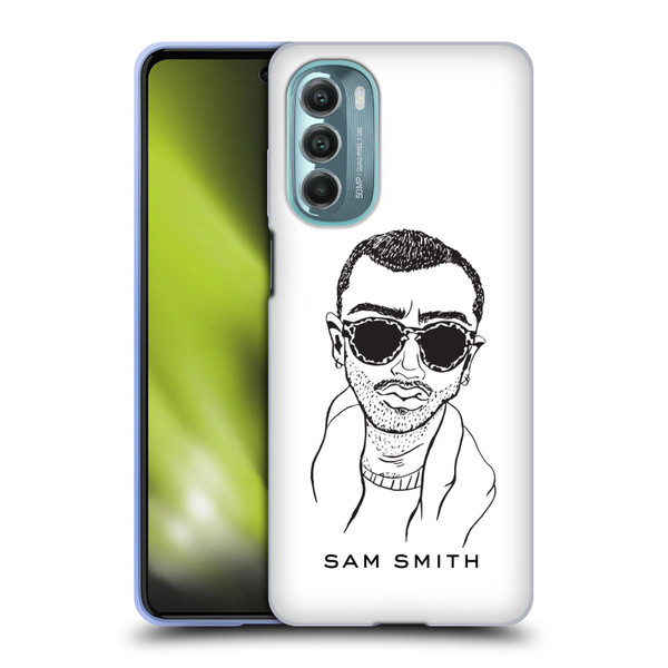 Sam Smith Art Illustration Soft Gel Case for Motorola Moto G Stylus 5G (2022)