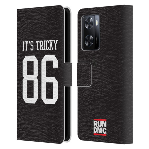 Run-D.M.C. Key Art It's Tricky Leather Book Wallet Case Cover For OPPO A57s