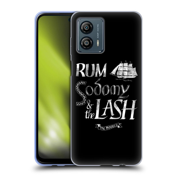 The Pogues Graphics Rum Sodony & The Lash Soft Gel Case for Motorola Moto G53 5G