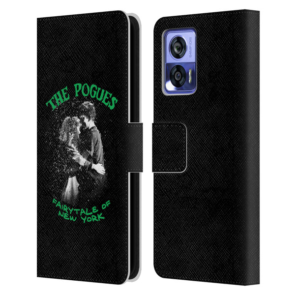 The Pogues Graphics Fairytale Of The New York Leather Book Wallet Case Cover For Motorola Edge 30 Neo 5G