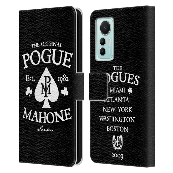 The Pogues Graphics Mahone Leather Book Wallet Case Cover For Xiaomi 12 Lite