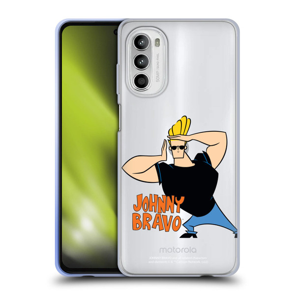 Johnny Bravo Graphics Character Soft Gel Case for Motorola Moto G52