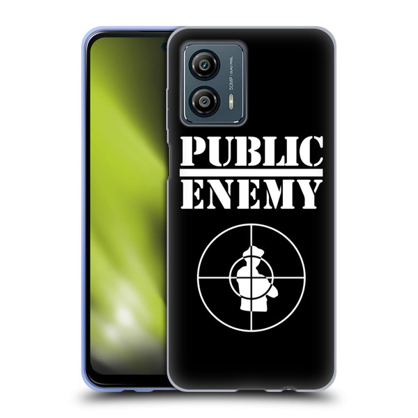Public Enemy Graphics Logo Soft Gel Case for Motorola Moto G53 5G