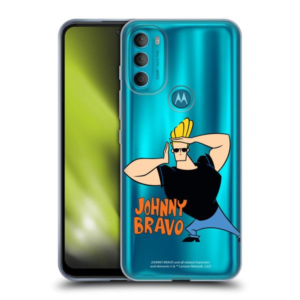 Johnny Bravo Graphics Character Soft Gel Case for Motorola Moto G71 5G