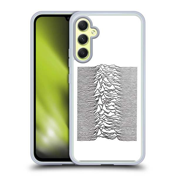 Joy Division Graphics Pulsar Waves Soft Gel Case for Samsung Galaxy A34 5G