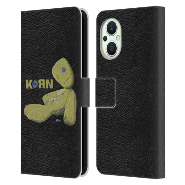 Korn Graphics Issues Doll Leather Book Wallet Case Cover For OPPO Reno8 Lite
