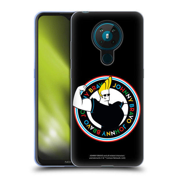 Johnny Bravo Graphics Logo Soft Gel Case for Nokia 5.3