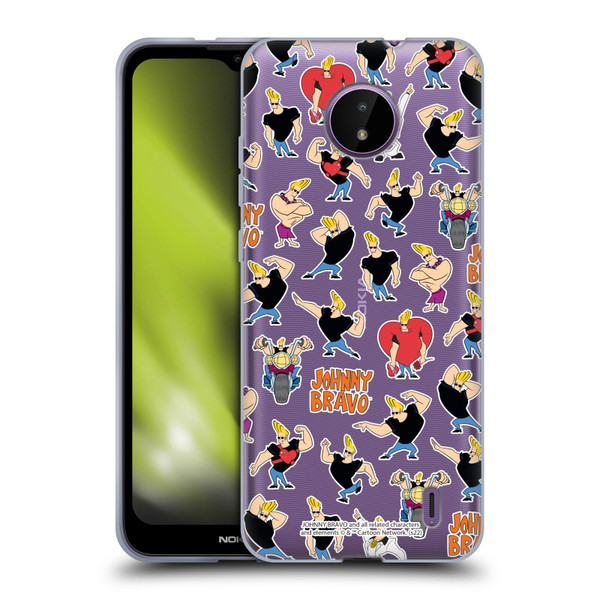 Johnny Bravo Graphics Pattern Soft Gel Case for Nokia C10 / C20