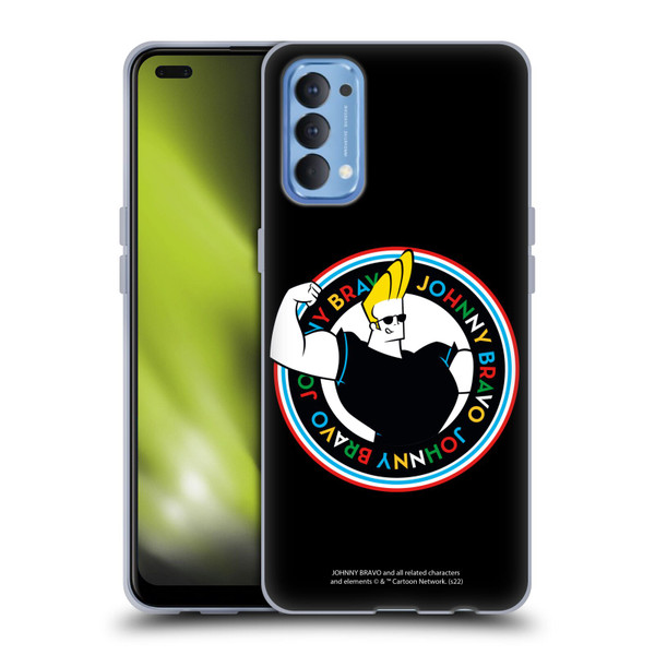 Johnny Bravo Graphics Logo Soft Gel Case for OPPO Reno 4 5G