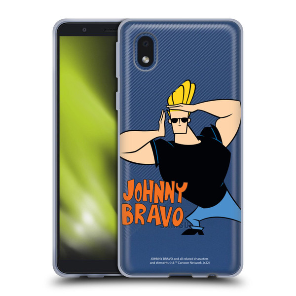 Johnny Bravo Graphics Character Soft Gel Case for Samsung Galaxy A01 Core (2020)
