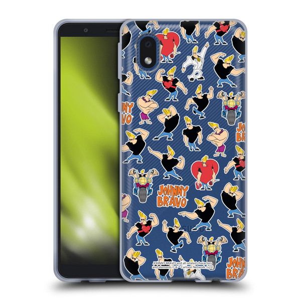 Johnny Bravo Graphics Pattern Soft Gel Case for Samsung Galaxy A01 Core (2020)