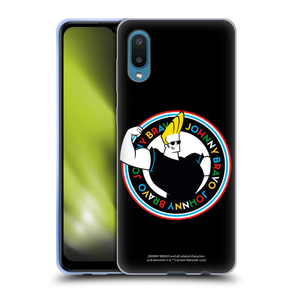 Johnny Bravo Graphics Logo Soft Gel Case for Samsung Galaxy A02/M02 (2021)