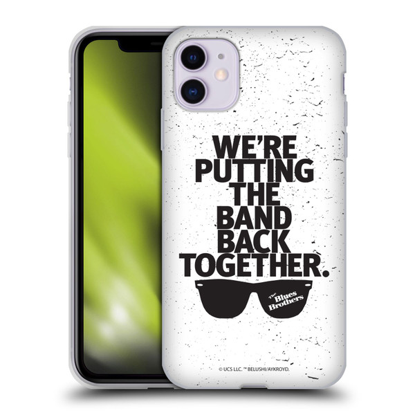The Blues Brothers Graphics The Band Back Together Soft Gel Case for Apple iPhone 11