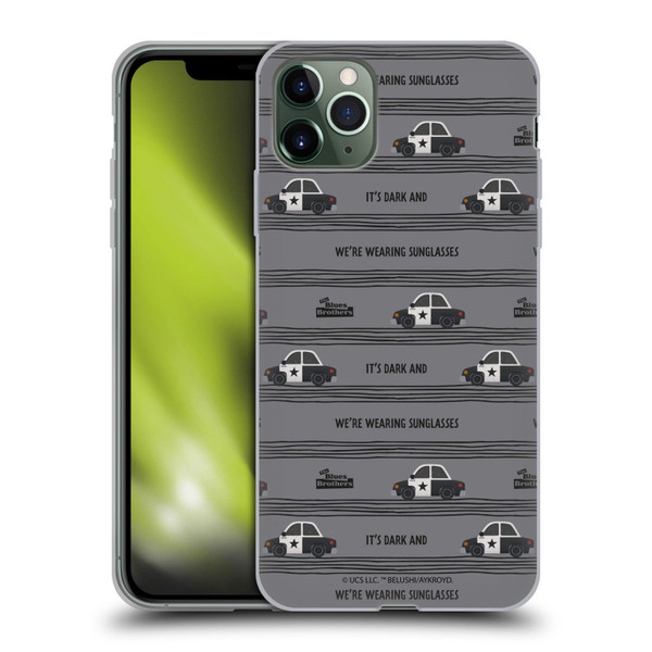 The Blues Brothers Graphics It's Dark Soft Gel Case for Apple iPhone 11 Pro Max