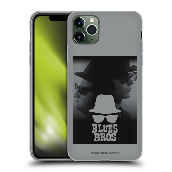 The Blues Brothers Graphics Jake And Elwood Soft Gel Case for Apple iPhone 11 Pro Max