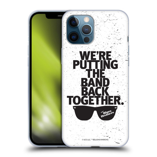 The Blues Brothers Graphics The Band Back Together Soft Gel Case for Apple iPhone 12 Pro Max