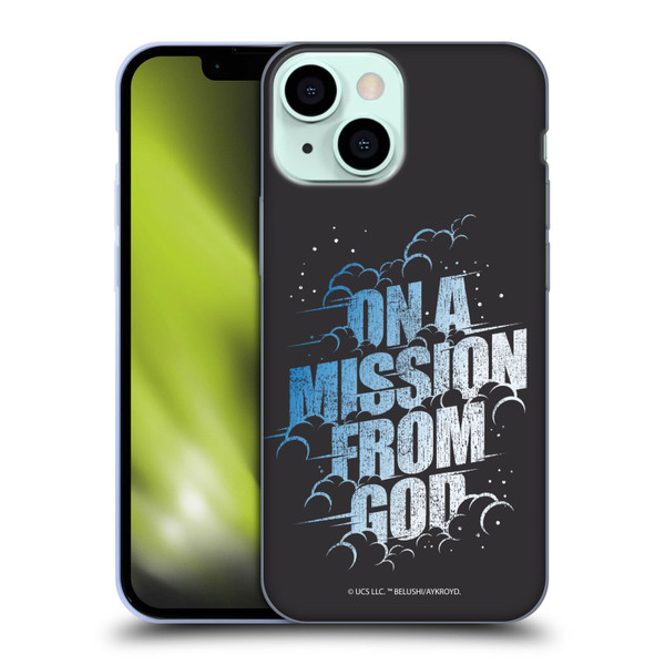 The Blues Brothers Graphics On A Mission From God Soft Gel Case for Apple iPhone 13 Mini