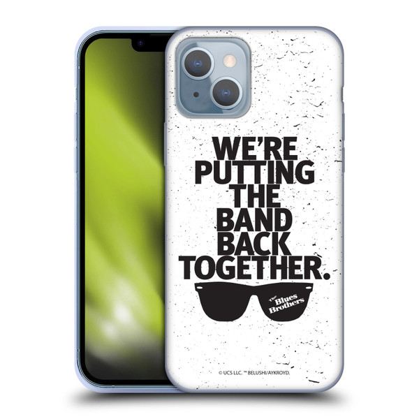 The Blues Brothers Graphics The Band Back Together Soft Gel Case for Apple iPhone 14