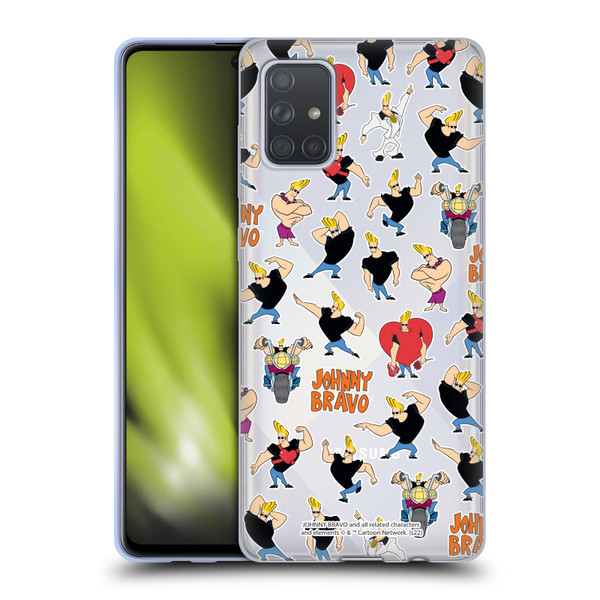 Johnny Bravo Graphics Pattern Soft Gel Case for Samsung Galaxy A71 (2019)