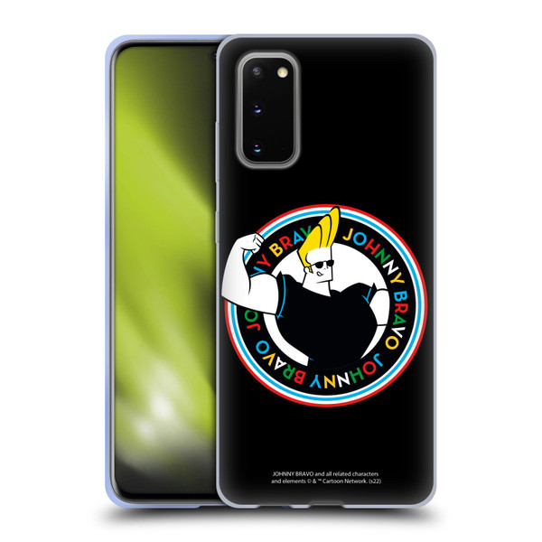 Johnny Bravo Graphics Logo Soft Gel Case for Samsung Galaxy S20 / S20 5G